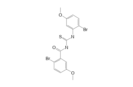 1-(6-bromo-m-anisoyl)-3-(2-bromo-5-methoxyphenyl)-2-thiourea