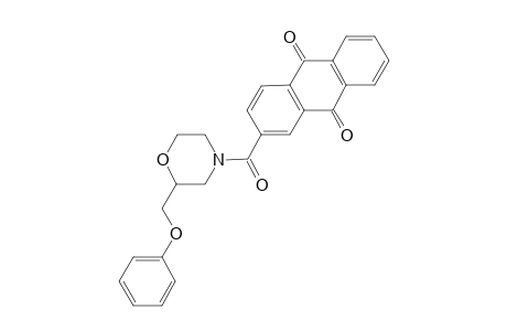 2-{[2-(phenoxymethyl)morpholin-4-yl]carbonyl}-9,10-dihydroanthracene-9,10-dione