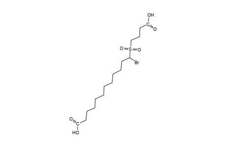12-bromo-12-[(3-carboxypropyl)sulfonyl]dodecanoic acid