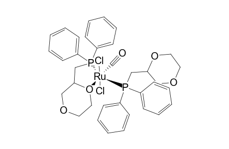 CARBONYL-TRANS-DICHLORO-TRANS-BIS-[(1,4-DIOXANYLMETHYL)-DIPHENYLPHOSPHANE-O,P]-RUTHENIUM-(2)