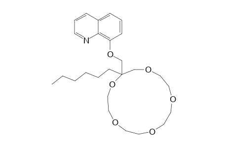2-Hexyl-2-[(8-quinolinyloxy)methyl]-15-crown-5