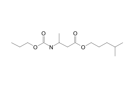 3-Aminobutyric acid, N-propoxycarbonyl-, isohexyl ester