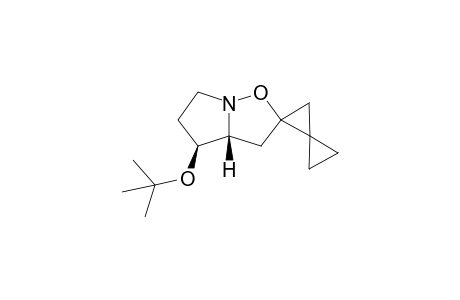 (3a"R,4"S)-4"-tert-Butoxydispiro[cyclopropane-1,1'-cyclopropane-2,2"-(hexahydropyrrolo[1,2-b]isoxazole)]