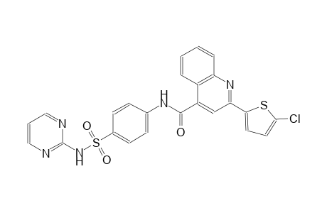 2-(5-chloro-2-thienyl)-N-{4-[(2-pyrimidinylamino)sulfonyl]phenyl}-4-quinolinecarboxamide