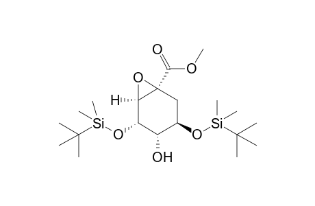 Methyl (1S,2R,3S,4S,5R)-3,5-Bis[(tert-butyl)dimethylsilyloxy]-1,2-epoxy-4-hydroxycyclohexane-1-carboxylate