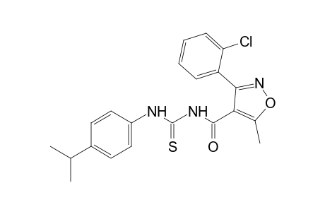 1-{[3-(o-chlorophenyl)-5-methyl-4-isoxazolyl]carbonyl-3-(p-cumenyl)-2-thiourea