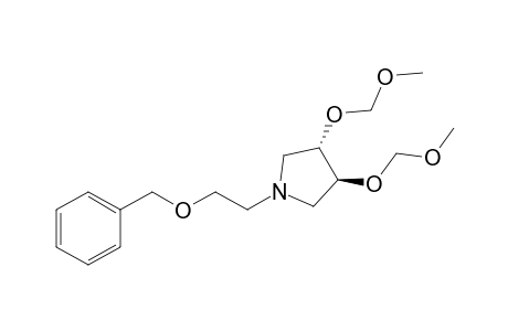 (3S,4S)-1-(2-Benzyloxyethyl)-3,4-bis(methoxymethoxy)pyrrolidine