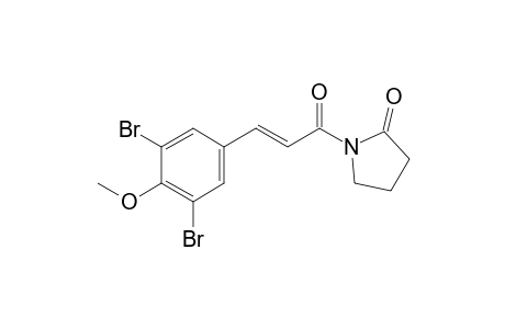 (E)-1-[3-(3,5-DiBromo-4-methoxyphenyl)acryloyl]pyrrolidin-2-one