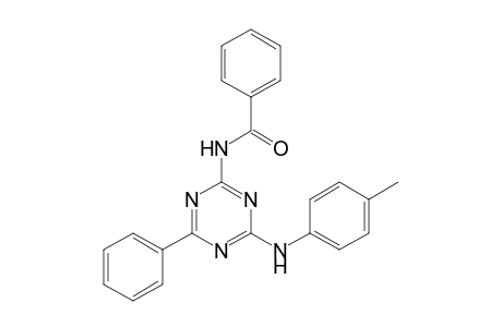 N-[4-(4-METHYLPHENYLAMINO)-6-PHENYL-1,3,5-TRIAZIN-2-YL]-BENZAMIDE