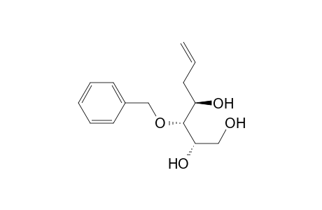 (2S,3R,4R)-3-(phenylmethoxy)-6-heptene-1,2,4-triol