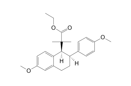 ETHYL-(1'RS,2'RS)-2-METHYL-[6'-METHOXY-2'-(PARA-METHOXYPHENYL)-1',2',3',4'-TETRAHYDRONAPHTHALEN-1'-YL]-PROPANOATE