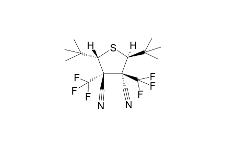 2(endo),5(exo)-di-tert-butyl-3(endo),4(exo)-ditrifluoromethyl-3,4-dicyanothiolane