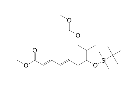 (2E,4E)-7-[tert-butyl(dimethyl)silyl]oxy-9-(methoxymethoxy)-6,8-dimethyl-nona-2,4-dienoic acid methyl ester