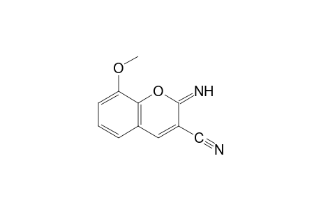 2-imino-8-methoxy-2H-1-benzopyran-3-carbonitrile