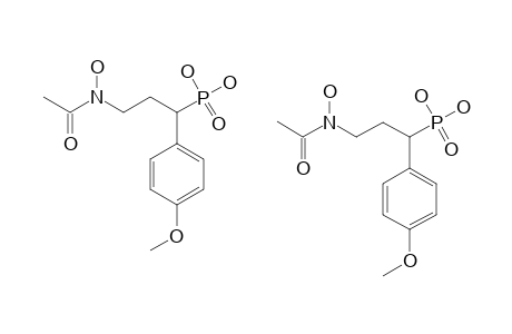 3-(N-HYDROXYACETAMIDO)-1-(4-METHOXYPHENYL)-PROPYLPHOSPHONIC-ACID