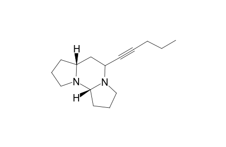 8.beta.-(1'-Pentynyl)-3a,7a-diazatricyclo[7.7.3.3.0(3a,9a).0(4,7a)]dodecane