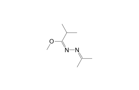 Methyl ester of (E)-2-methyl-N-(1-methylethylidene)propanehydrazonic acid