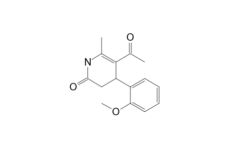 5-Acetyl-3,4-dihydro-6-methyl-4-(2'-methoxyphenyl)-2(1H)-pyridone