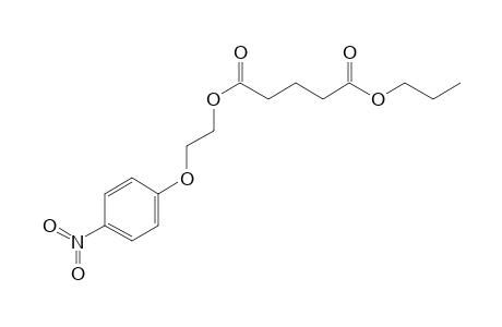 Glutaric acid, 2-(4-nitrophenoxy)ethyl propyl ester