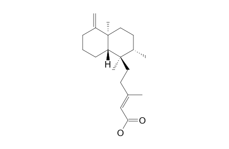 ENT-4(18),13E-ClERODIEN-15-OIC-ACID