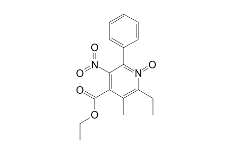 4-(ETHOXYCARBONYL)-6-ETHYL-5-METHYL-3-NITRO-2-PHENYLPYRIDINE-1-OXIDE