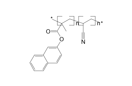 Poly(2-naphthyl methacrylate-co-acrylonitrile)