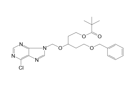 5-(Benzyloxy)-3-[(6-chloro-9H-purin-9-yl)methoxy]pentyl pivalate