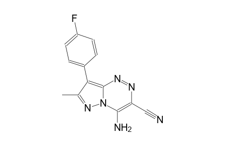4-amino-8-(4-fluorophenyl)-7-methylpyrazolo[5,1-c][1,2,4]triazine-3-carbonitrile