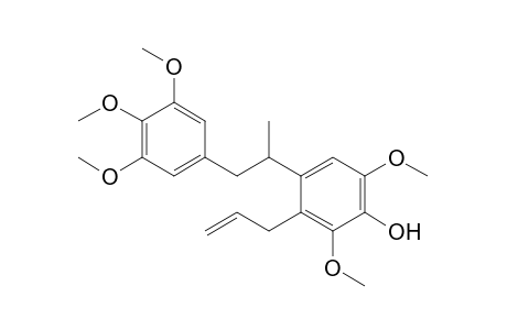 2-(2-PROPENOYL-4-HYDROXY-3,5-DIMETHOXYPHENYL)-1-(3,4,5-TRIMETHOXYPHENYL)-PROPANE