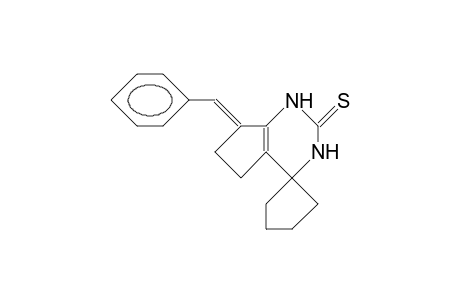 4,4-Tetramethylene-7-benzylidene-3,4,5,6-tetrahydro-cyclopentapyrimidine-2(1H)-thione