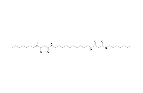 N-Heptyl-N'-(10-[2-(heptyl-methyl-carbamoyl)-acetylamino]-decyl)-N-methyl-malonamide