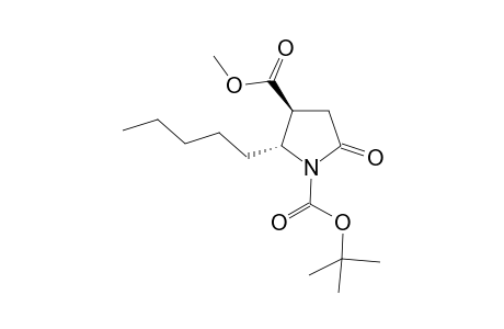 3-Methyl 1-(t-Butyl 5-oxo-2-pentylpyrrolidine-1,3-dicarboxylate