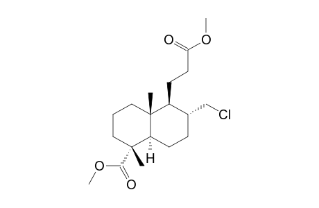 METHYL-3-{[1S-(1-ALPHA,4A-BETA,5-BETA,6-ALPHA,8A-ALPHA)]-2-CHLORMETHYL-DECAHYDRO-5-METHOXYCARBONYL-5,8A-DIMETHYL-1-NAPHTHALENE-PROPANOATE