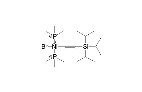 Bromo[( triisopropylsilyl) ethynyl]bis(trimethylphosphane) nickel(II)