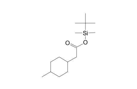 4-Methylcyclohexaneacetic acid, tert.-butyldimethylsilyl ester (stereoisomer 1)