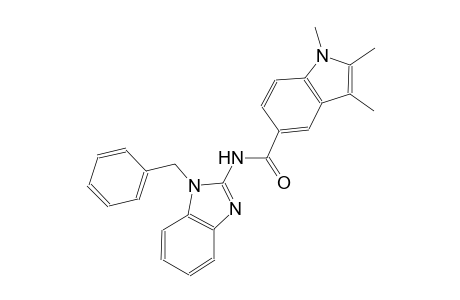 N-(1-benzyl-1H-benzimidazol-2-yl)-1,2,3-trimethyl-1H-indole-5-carboxamide