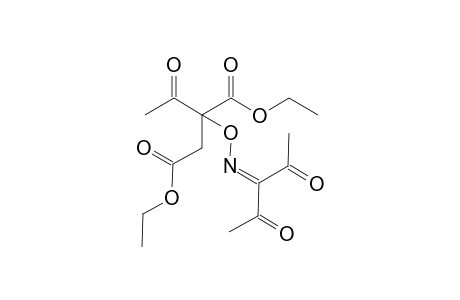 Diethyl 2-acetyl-2-{[(2,4-dioxopentan-3-ylidene)amino]-oxy}succinate