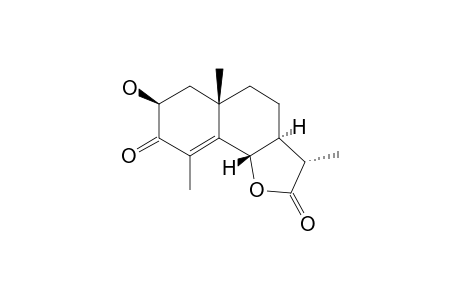 (3S,3aS,5aS,7S,9bS)-7-hydroxy-3,5a,9-trimethyl-3a,4,5,6,7,9b-hexahydro-3H-benzo[g]benzofuran-2,8-quinone