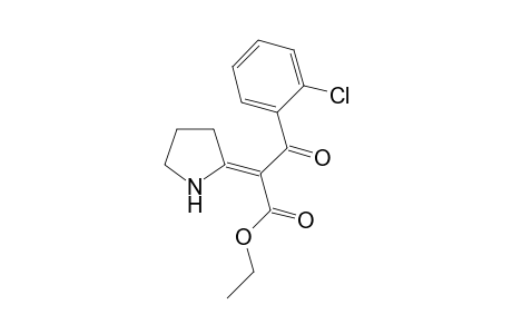 (Z)-Ethyl 3-(2-chlorophenyl)-3-oxo-2-(pyrrolidin-2-ylidene)propionate