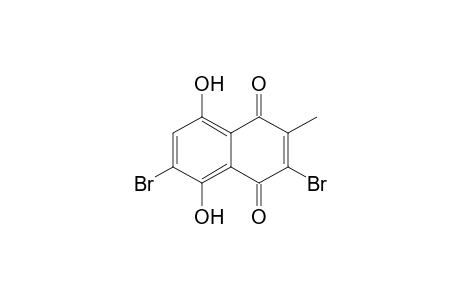 3,6-Dibromo-5,8-dihydroxy-2-methyl-1,4-naphthalenedione