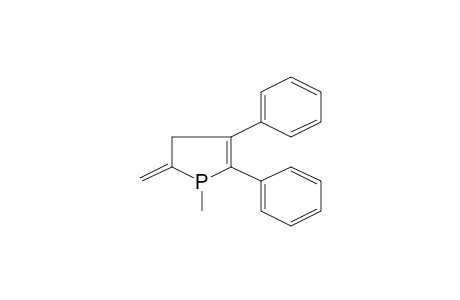 1-Phosphacyclopent-2-ene, 1-methyl-5-methylene-2,3-diphenyl-