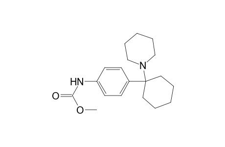 Methyl ester of [4-[1-(1-piperidinyl)cyclohexyl]phenyl]carbamic acid