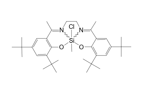 CHORO-(N,N'-ETHYLENE-BIS-(3,5-DI-TERT.-BUTYL-SALICYLIDENEIMINATO))-METHYLSILANE