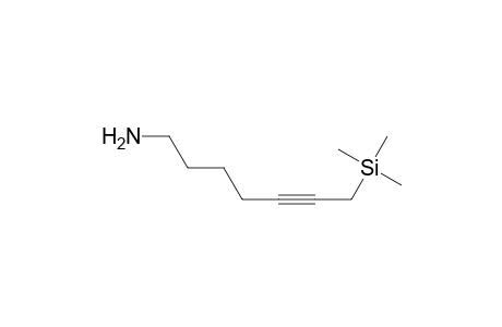 7-Trimethylsilyl-5-heptynyl-1-amine