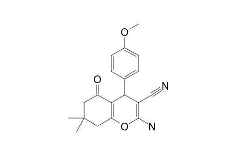 2-AMINO-3-CYANO-5,6,7,8-TETRAHYDRO-7,7-DIMETHYL-4-(2'-METHOXYPHENYL)-5-OXO-4H-BENZOPYRAN