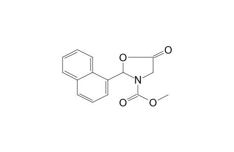 Methyl 2-(1-naphthyl)-5-oxo-1,3-oxazolidine-3-carboxylate