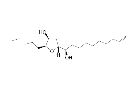 (2S,3S,5R)-2-amyl-5-[(1R)-1-hydroxydec-9-enyl]tetrahydrofuran-3-ol