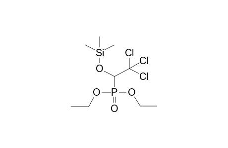 DIETHYL-ALPHA-TRIMETHYLSILYLOXY-BETA,BETA,BETA-TRICHLOROETHYLPHOSPHONATE