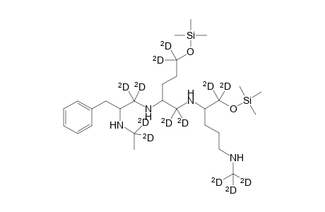 1,2-Pentane-1,1,5,5-D4-diamine, N2-[2-(ethyl-1,1-D2-amino)-3-phenylpropyl-1,1-D2]-N1-[4-(methyl-D3-am ino)-1-[[(trimethylsilyl)oxy]methyl-D2]butyl]-5-[(trimethylsilyl)oxy]-, [2S-[N1(R*),N2(R*),2R*]]-