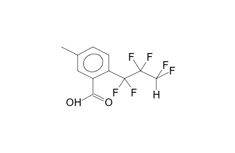 2-(3H-PERFLUOROPROPYL)-5-METHYLBENZOIC ACID